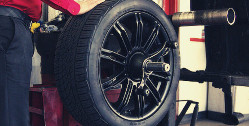 tire balancing service with digital tools