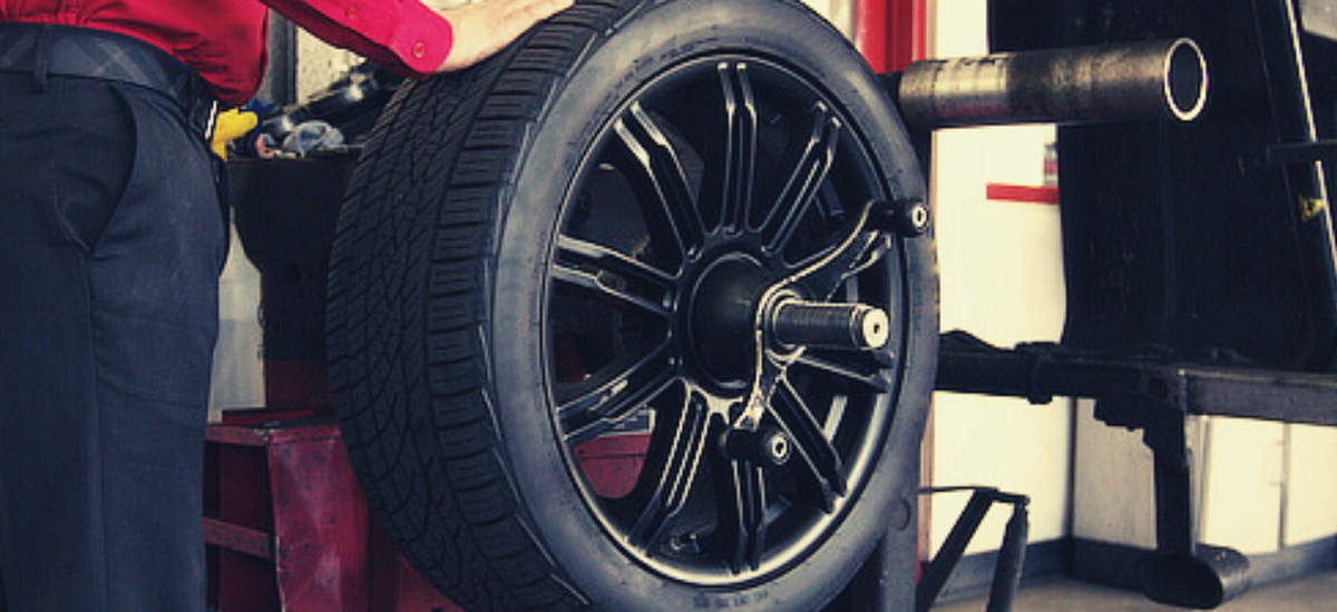 tire balancing service with digital tools